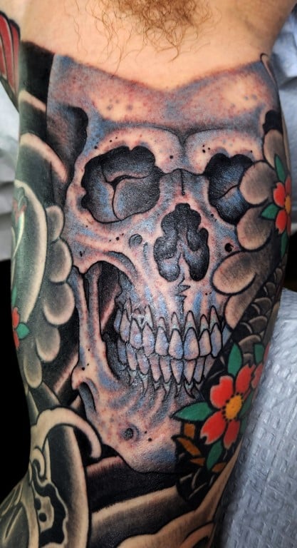 Traditional tattoo near Boca Raton done in Delray Beach