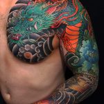 dragon koi sleeve