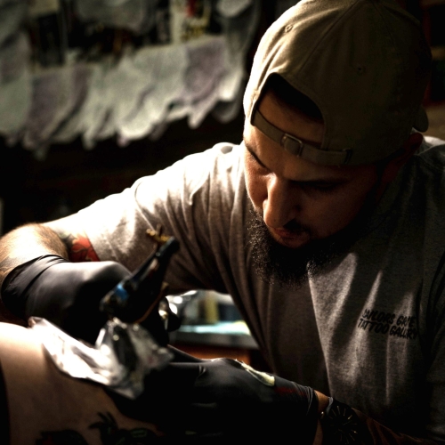 San Diego Tattoo artist Terry Ribera at the best Remington Tattoo. - Terry  Ribera